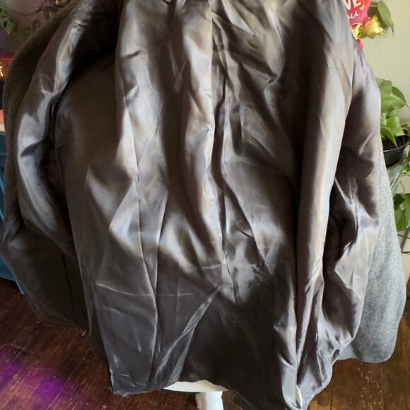 Vintage Leslie Fay Gray Wool Blend Blazer - Size 18WP - Picture 5 of 7